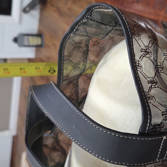 Lauren Ralph Lauren Black and Clear Tote Bag - Picture 6 of 11